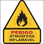  Perigo- Atmosfera inﬂamável 